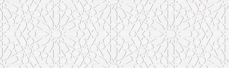 Керамическая плитка Aparici Alhambra White Mexuar, цвет белый, поверхность матовая, прямоугольник, 298x996