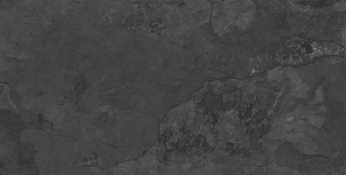 Керамогранит Geotiles Cumbria Black, цвет чёрный, поверхность матовая, прямоугольник, 300x600