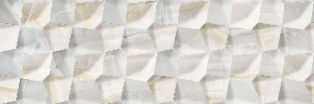 Керамическая плитка Saloni Dorex Vary Iris BRH990, цвет серый, поверхность рельефная, прямоугольник, 400x1200