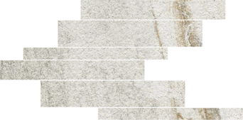 Мозаика Floor Gres Walks White Modulo List. Sfals. 728780, цвет серый, поверхность матовая, прямоугольник, 210x400