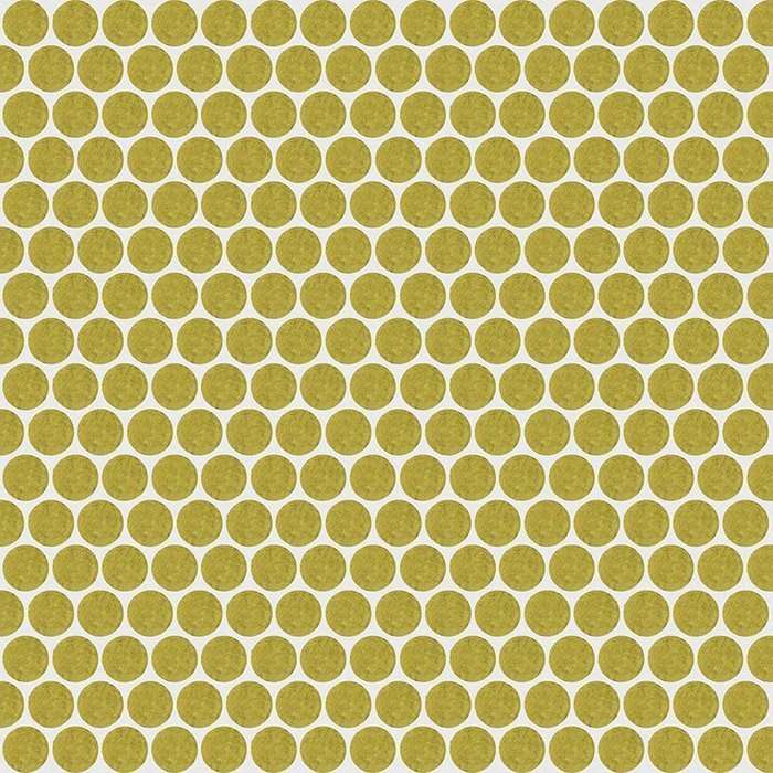 Мозаика Rex Extra Light Circle Lime 735610, цвет жёлтый, поверхность глянцевая, квадрат, 300x300