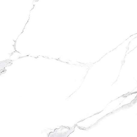 Керамогранит Decovita Calacatta Blanco Sugar Effect, цвет белый, поверхность матовая, квадрат, 600x600