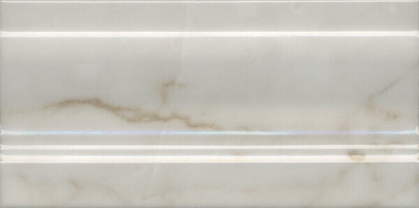 Бордюры Kerama Marazzi Стемма Плинтус Белый FMD024, цвет белый, поверхность глянцевая, прямоугольник, 100x200