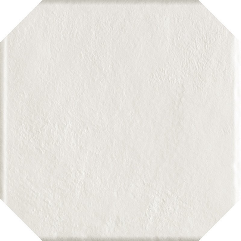 Керамическая плитка Paradyz Modern Bianco Octagon, цвет белый, поверхность матовая, восьмиугольник, 198x198