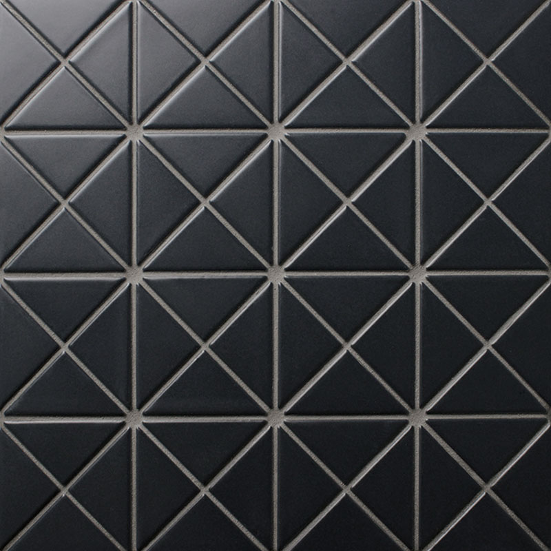 Мозаика Starmosaic Albion Black, цвет чёрный, поверхность матовая, квадрат, 259x259
