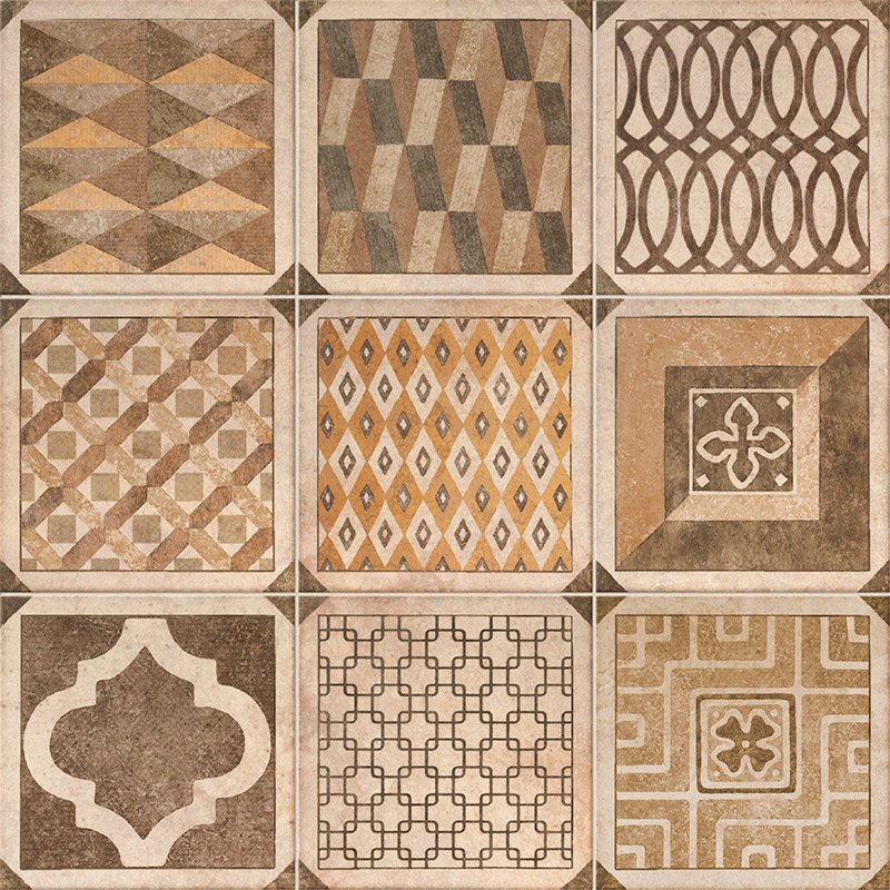 Керамическая плитка Mainzu Pav. Venato, цвет коричневый, поверхность матовая, квадрат, 200x200