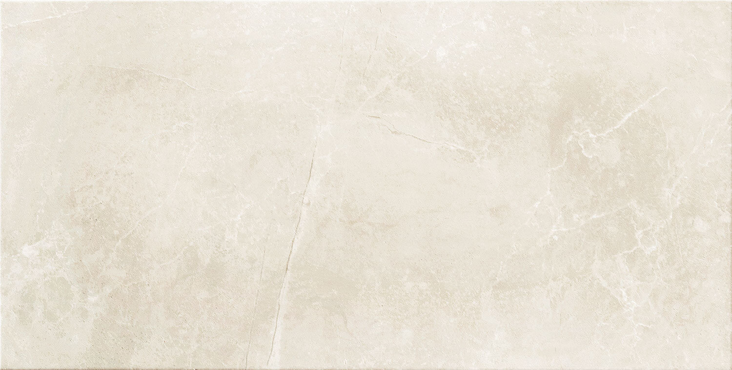 Керамическая плитка Tubadzin Versus Biala, цвет бежевый, поверхность глянцевая, прямоугольник, 298x598