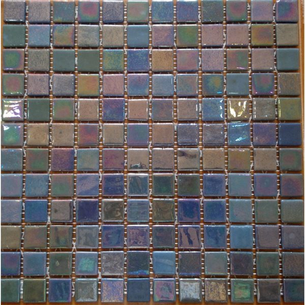 Мозаика Mosavit Acquaris Sahe, цвет зелёный, поверхность глянцевая, квадрат, 316x316