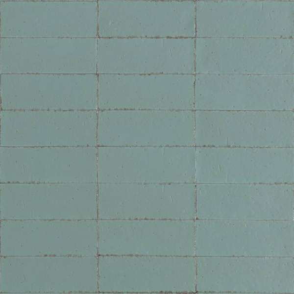 Керамическая плитка Ragno Glace Turchese Glossy RAEY, цвет зелёный, поверхность глянцевая, прямоугольник, 75x200