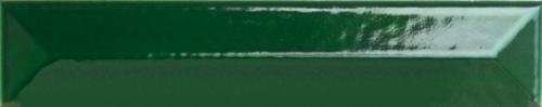 Бордюры Tonalite Diamante Listello Berlino Verdone, цвет зелёный, поверхность глянцевая, прямоугольник, 30x150