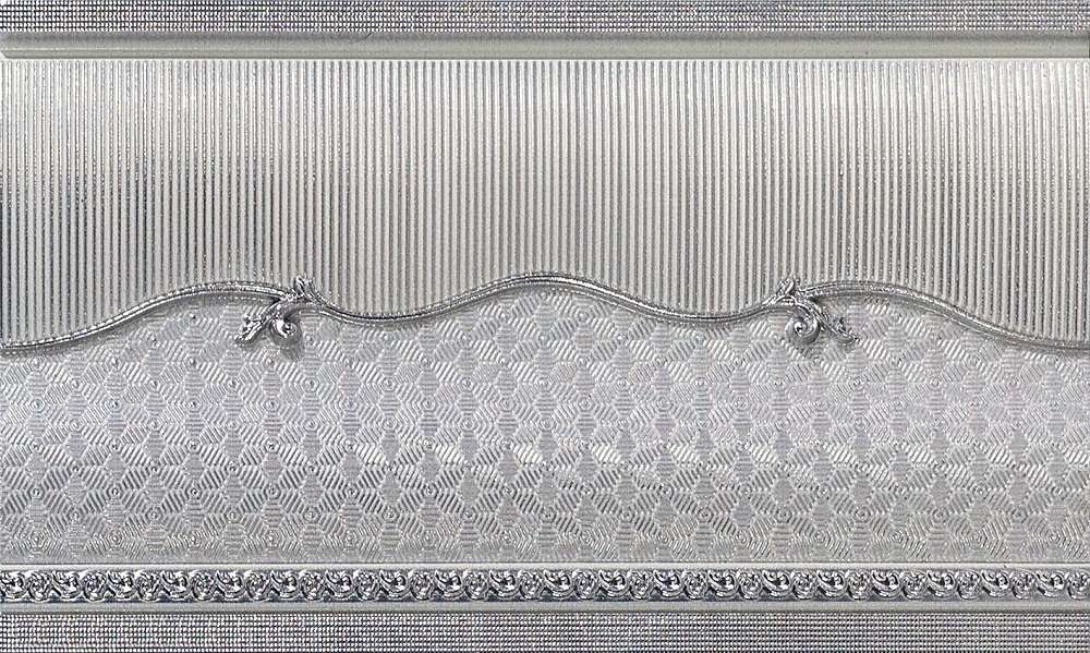 Бордюры El Molino Verso Zocalo Plata-Perla, цвет серый, поверхность матовая, прямоугольник, 150x250
