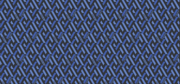 Керамогранит Versace Icons La Greca Midi Blue Ret G28315, цвет синий, поверхность матовая, прямоугольник, 600x1200