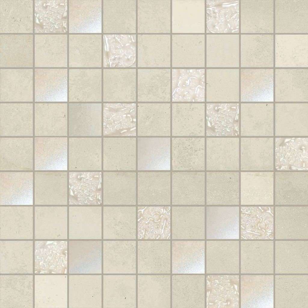 Мозаика Ibero Advance Mosaico White, цвет белый, поверхность матовая, квадрат, 316x316