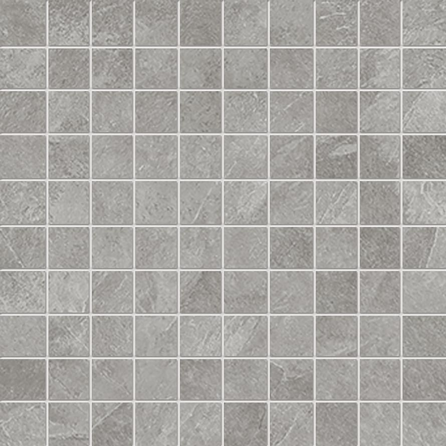 Мозаика Ergon Cornerstone Mosaico Slate Grey E2SS, цвет серый, поверхность натуральная, квадрат, 300x300