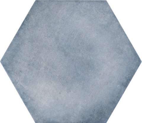 Керамогранит Made+39 Hextie Blue ET00100, цвет голубой, поверхность матовая, прямоугольник, 345x400