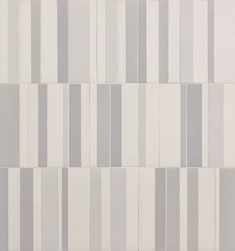 Керамогранит Mutina Piano Blanc BOPI01, цвет разноцветный, поверхность матовая, прямоугольник, 75x300