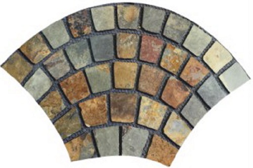 Мозаика NS Mosaic Paving PAV-101, цвет коричневый, поверхность матовая, прямоугольник, 650x1080