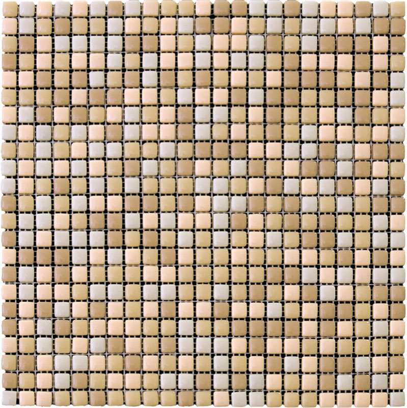 Мозаика Natural Mosaic Flex TC-09 (Стекло), цвет бежевый, поверхность глянцевая, квадрат, 315x315