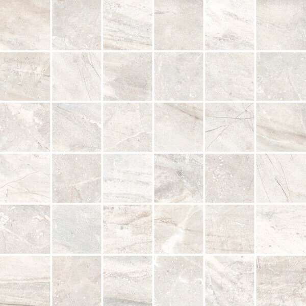 Мозаика Vives Mosaico Hymond-SP Nacar, цвет белый, поверхность лаппатированная, квадрат, 300x300