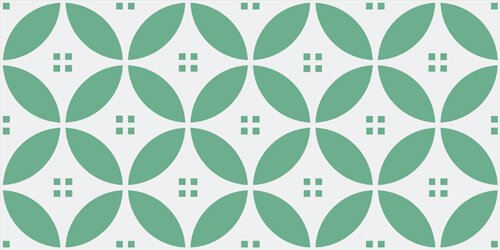 Декоративные элементы Vives Rivoli Remes Oliva, цвет зелёный, поверхность глянцевая, кабанчик, 100x200