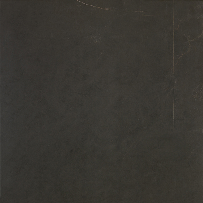 Керамогранит Porcelanosa Magma Black Pav. 100239411, цвет чёрный, поверхность матовая, квадрат, 596x596