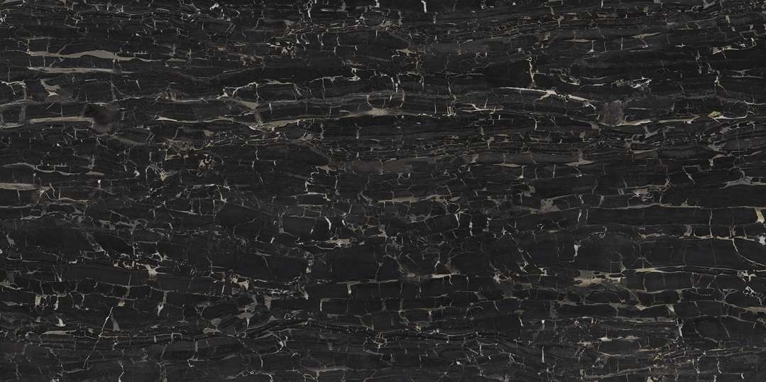 Керамогранит Settecento Reverse Miroir Ret. 156002, цвет чёрный, поверхность полированная, прямоугольник, 600x1200
