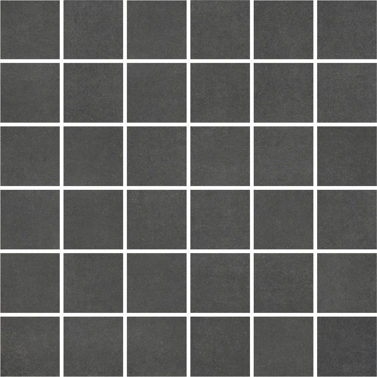 Мозаика Cerrad Mosaic Concrete Anthracite, цвет чёрный, поверхность матовая, квадрат, 300x300