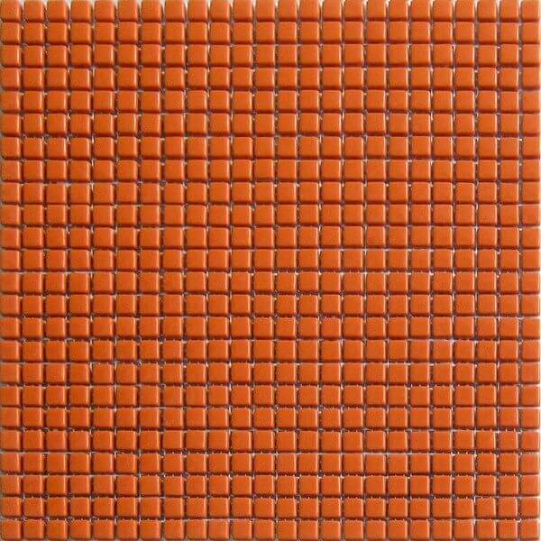 Мозаика Lace Mosaic SS 17, цвет оранжевый, поверхность глянцевая, квадрат, 315x315