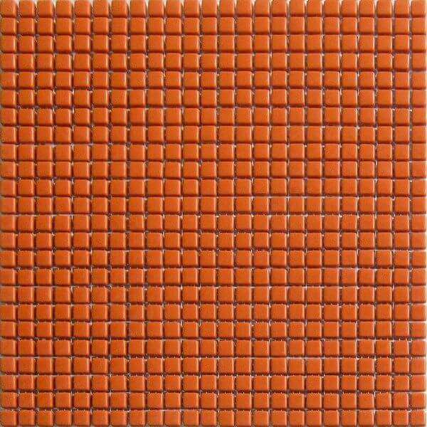 Мозаика Lace Mosaic SS 17, цвет оранжевый, поверхность глянцевая, квадрат, 315x315