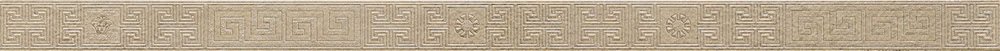 Бордюры Versace Greek Listello Beige Oro 261136, цвет бежевый, поверхность матовая, прямоугольник, 40x800