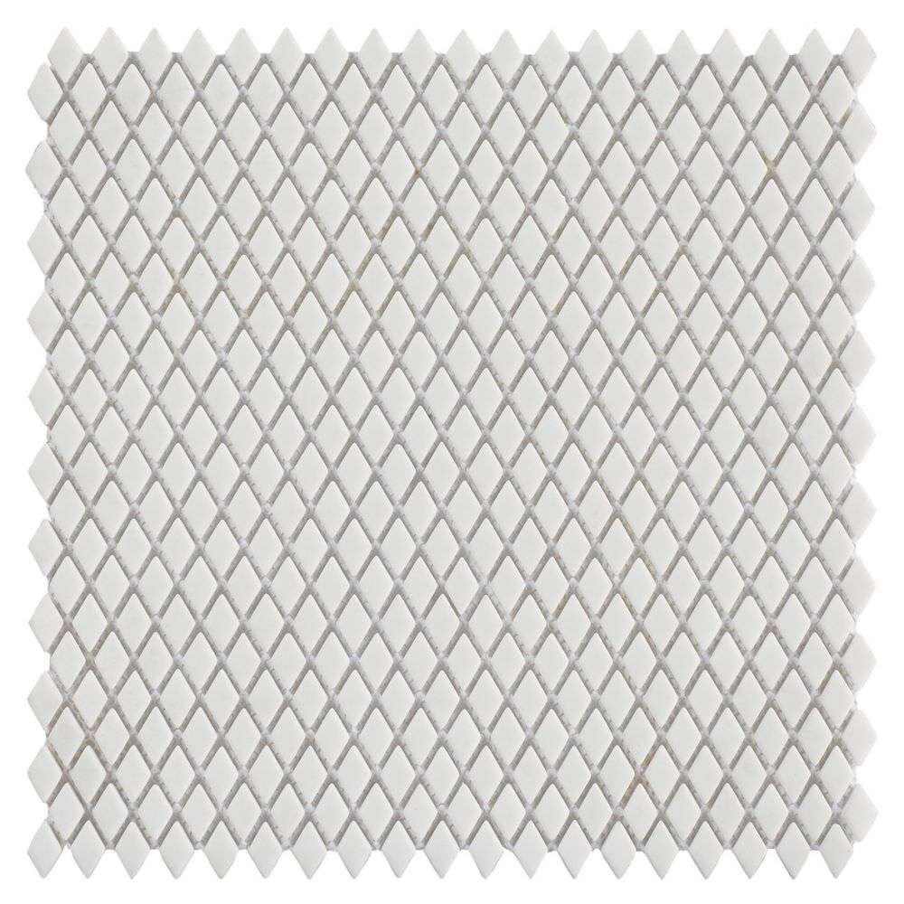 Мозаика Harmony Calm D.Silence White 19717, цвет белый, поверхность матовая, квадрат, 290x290