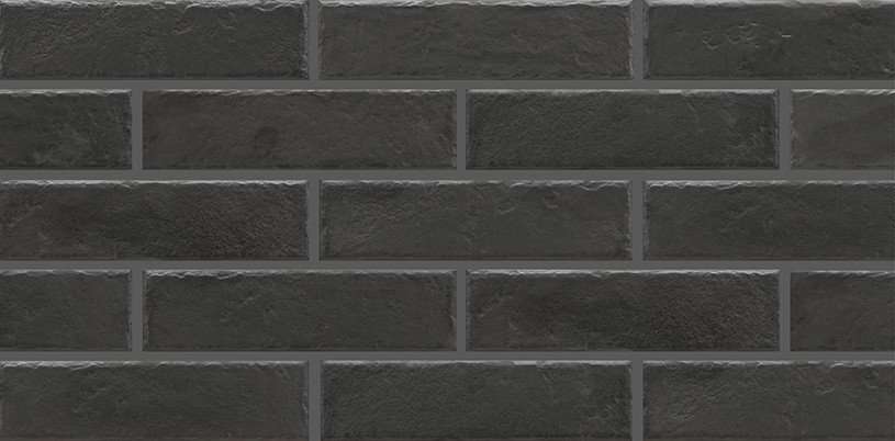 Клинкер Cerrad Foggia Nero 1917, цвет чёрный, поверхность матовая, под кирпич, 65x245