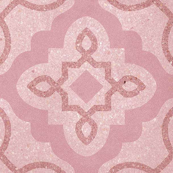 Декоративные элементы Vives Tercello Coral, цвет розовый, поверхность матовая, квадрат, 200x200