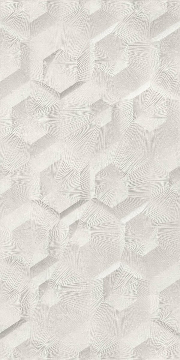 Керамогранит Atlantic Tiles Loft Microsite White, цвет белый, поверхность матовая, прямоугольник, 450x900