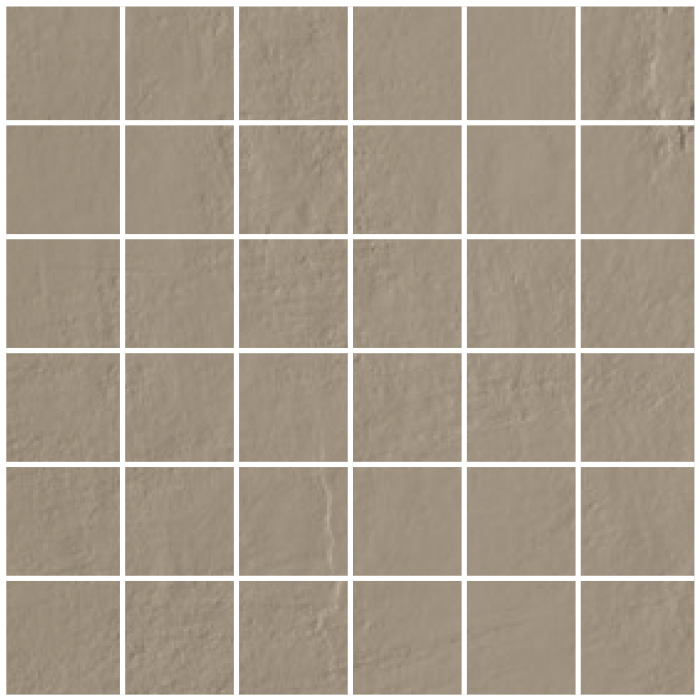 Мозаика Cir Mat Mosaico (6,5X6,5) C Mud 1056358, цвет коричневый, поверхность матовая, квадрат, 400x400