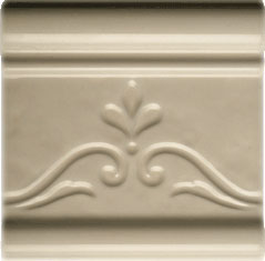 Декоративные элементы Vives Aranda Duque Blanco, цвет белый, поверхность глянцевая, квадрат, 130x130