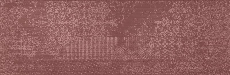 Декоративные элементы Supergres Lace Cardinal Dec. Bland 4/S, цвет бордовый, поверхность матовая, прямоугольник, 250x750