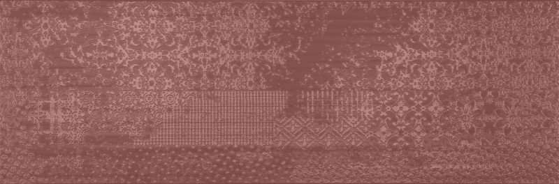 Декоративные элементы Supergres Lace Cardinal Dec. Bland 4/S, цвет бордовый, поверхность матовая, прямоугольник, 250x750