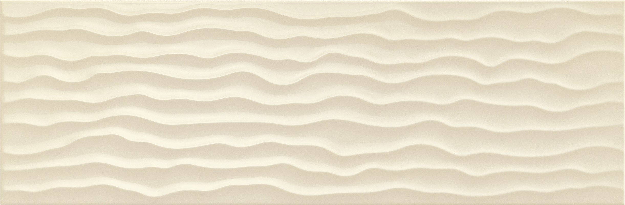 Керамическая плитка Ragno Frame Cream Strutturato R4YJ, цвет бежевый, поверхность глянцевая 3d (объёмная), прямоугольник, 250x760
