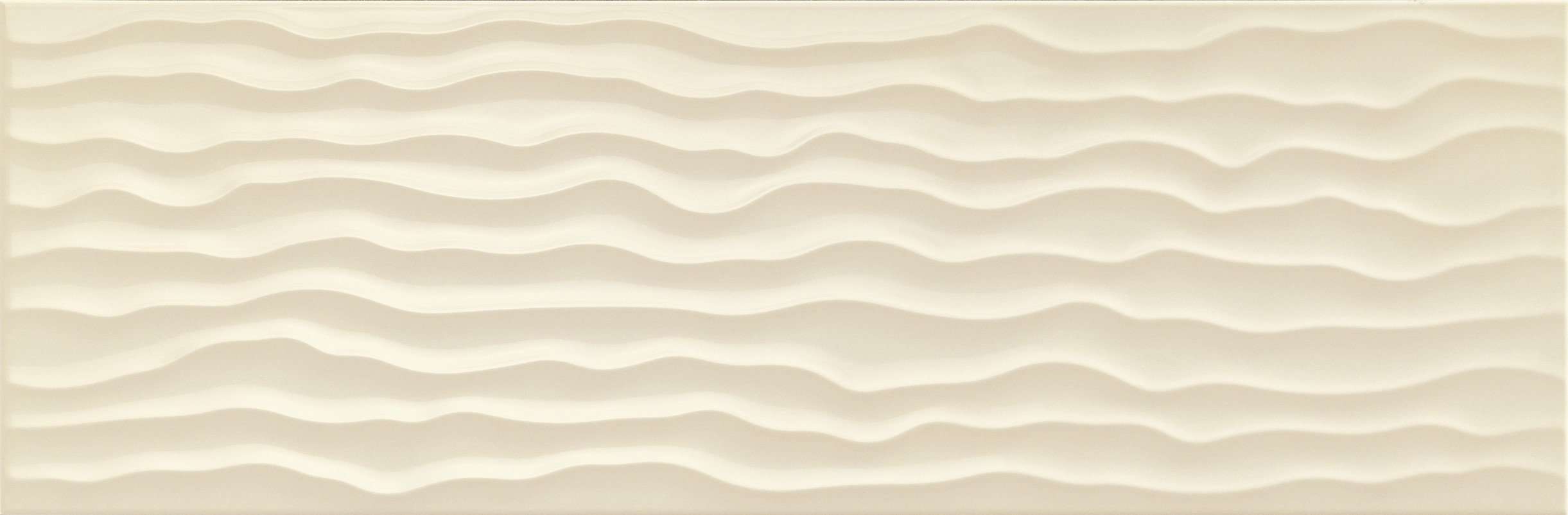 Керамическая плитка Ragno Frame Cream Strutturato R4YJ, цвет бежевый, поверхность глянцевая 3d (объёмная), прямоугольник, 250x760
