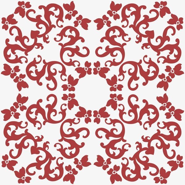 Декоративные элементы Bardelli Bardelli Iris 1 D3, цвет красный, поверхность глянцевая, квадрат, 200x200