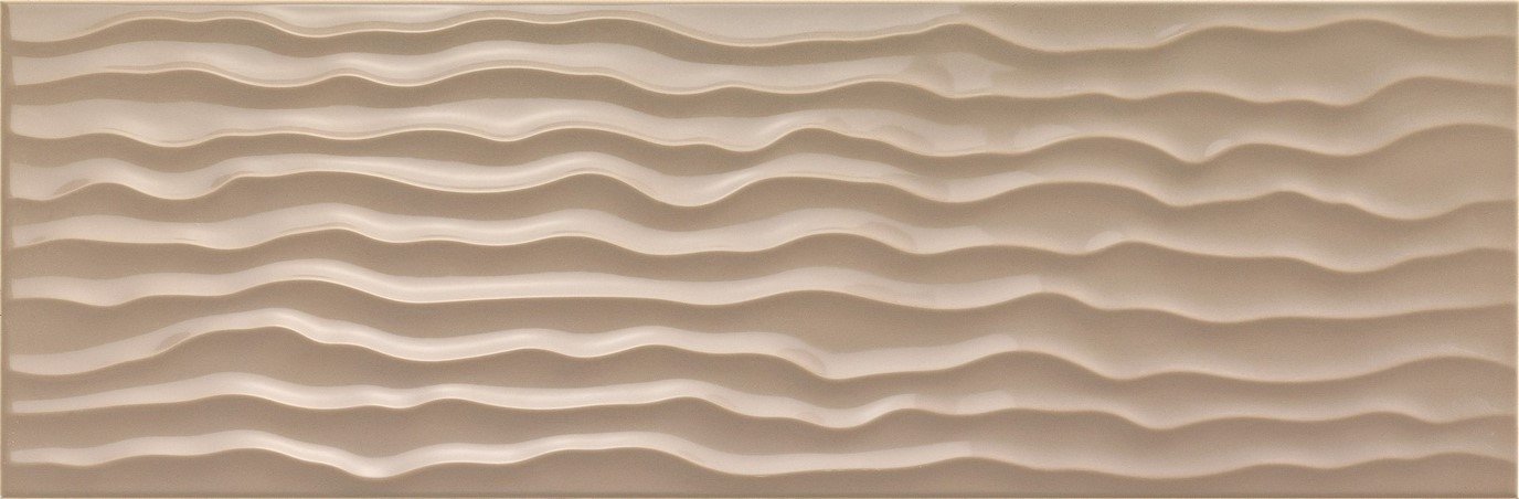 Керамическая плитка Ragno Frame Khaki Strutturato R4YK, цвет бежевый, поверхность глянцевая 3d (объёмная), прямоугольник, 250x760