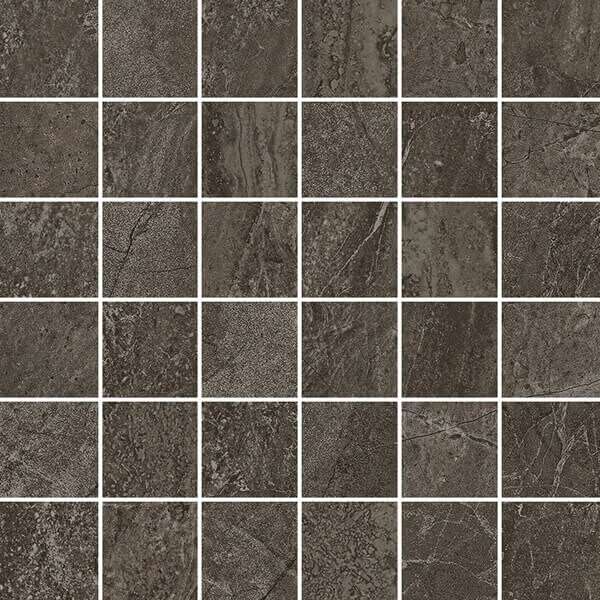 Мозаика Vives Mosaico Hymond-SP Grafito, цвет серый, поверхность лаппатированная, квадрат, 300x300