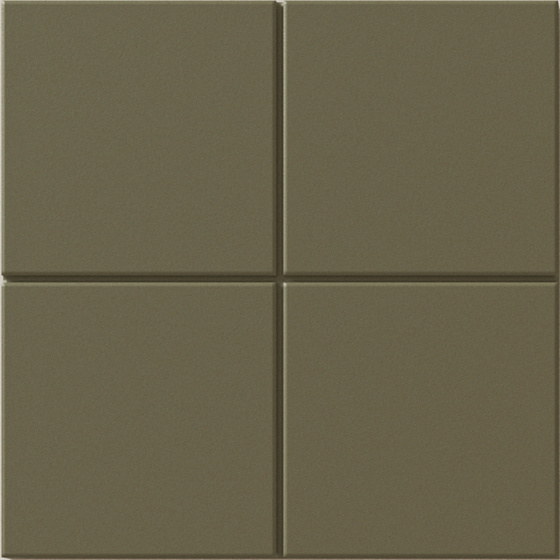 Керамогранит Wow Raster Grid M Moss 131361, цвет зелёный, поверхность матовая, квадрат, 150x150