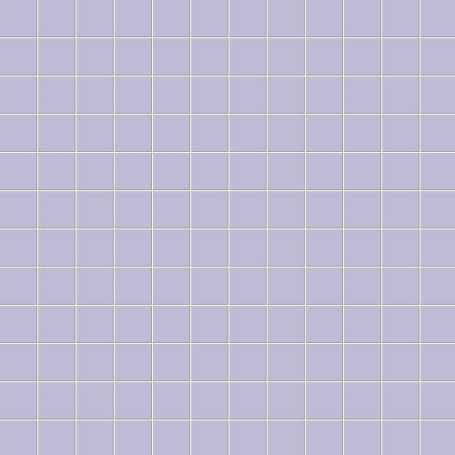 Мозаика Ce.Si Matt Lavanda Su Rete 2,5x2,5, цвет сиреневый, поверхность матовая, квадрат, 300x300