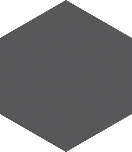 Керамогранит APE Home Hexagon Graphite, цвет серый, поверхность матовая, шестиугольник, 175x202