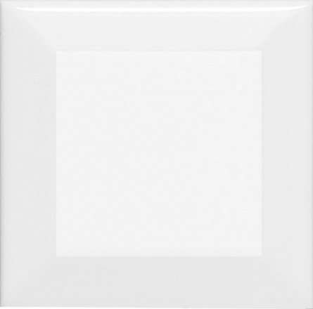 Керамическая плитка Adex ADNE2034 Biselado PB Blanco Z, цвет белый, поверхность глянцевая, квадрат, 75x75