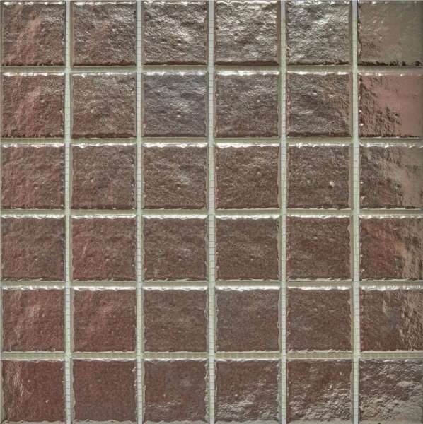 Мозаика Pixel Mosaic Мозаика из керамогранита PIX651, цвет коричневый, поверхность глянцевая, квадрат, 315x315