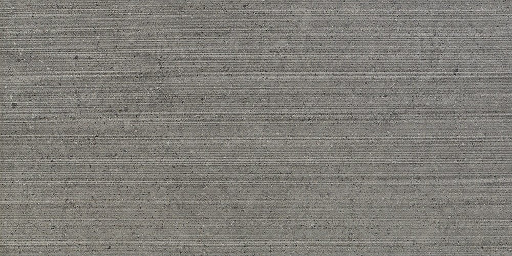 Керамогранит Apavisa Nanoconcept Anthracite Rigato, цвет серый, поверхность структурированная, прямоугольник, 450x900