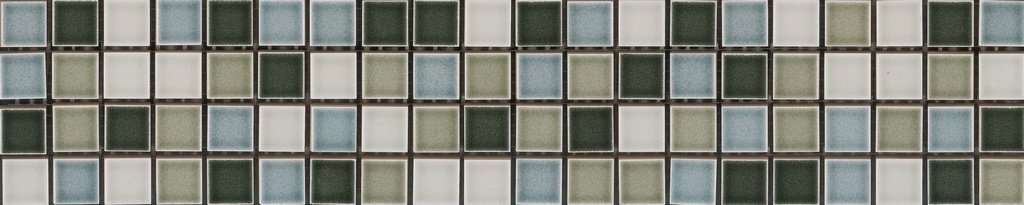 Мозаика Bardelli Bardelli Arlecchino 109, цвет серый, поверхность глянцевая, прямоугольник, 80x400